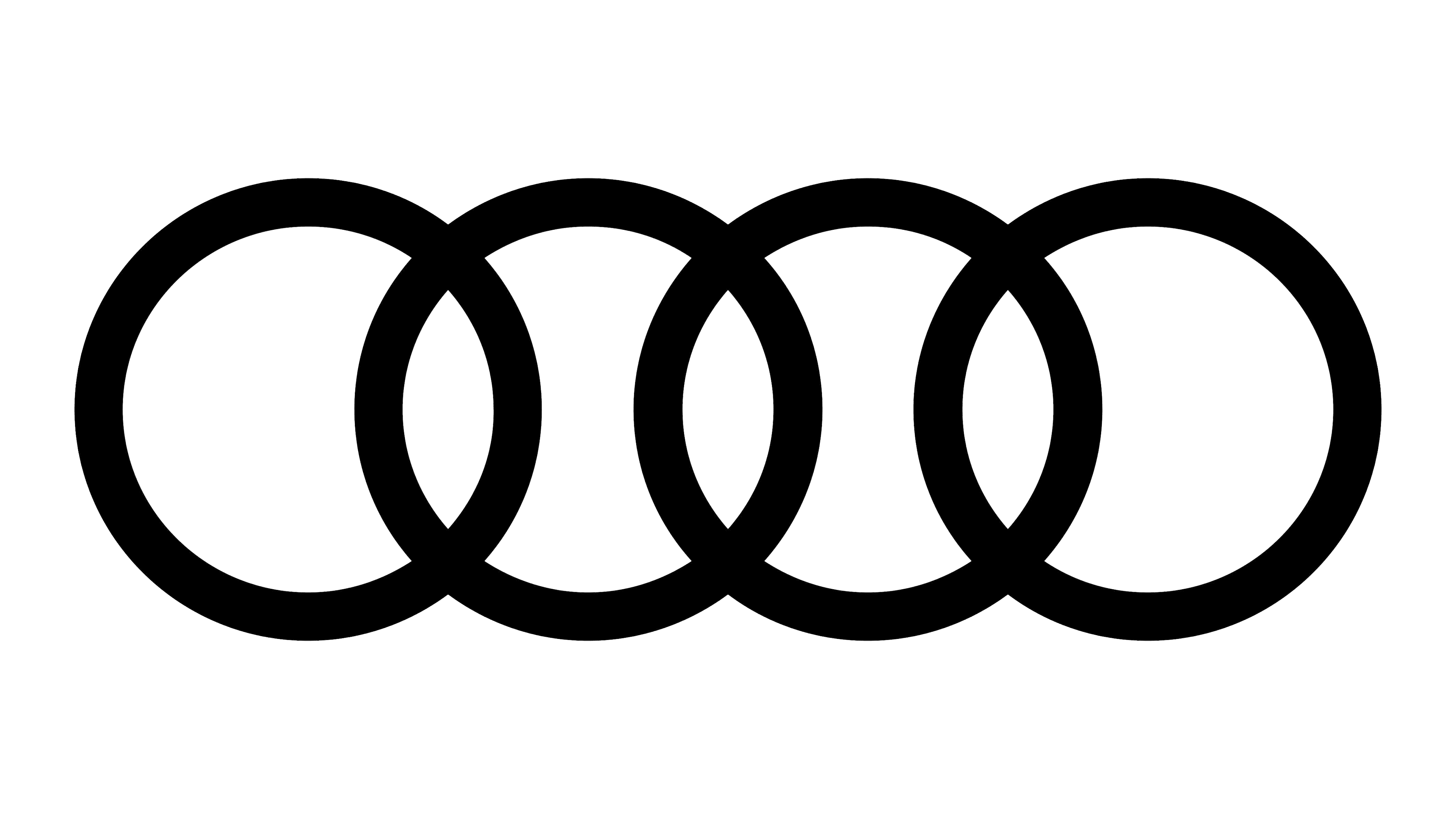 Audi Logo on a transparent background