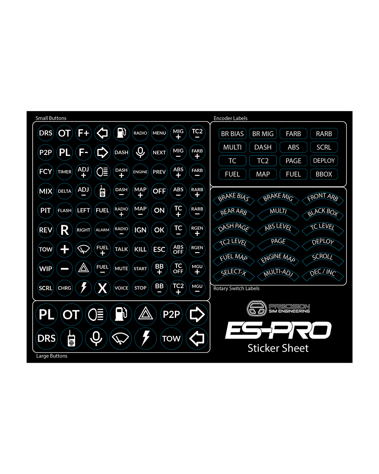 ES-Pro Sticker Sheet