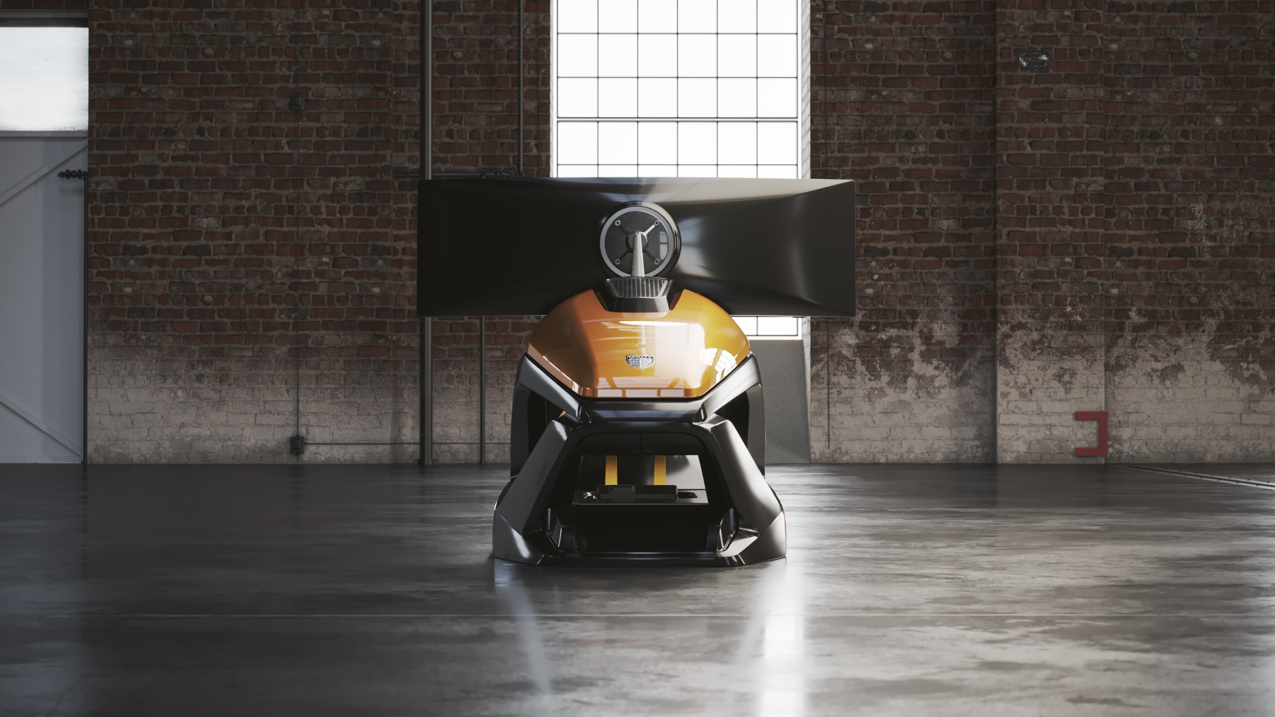 Front Image Of Levitty F1 Simulator