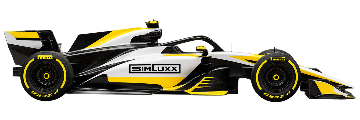 Sim Luxx 2026 F1 Car Livery Example