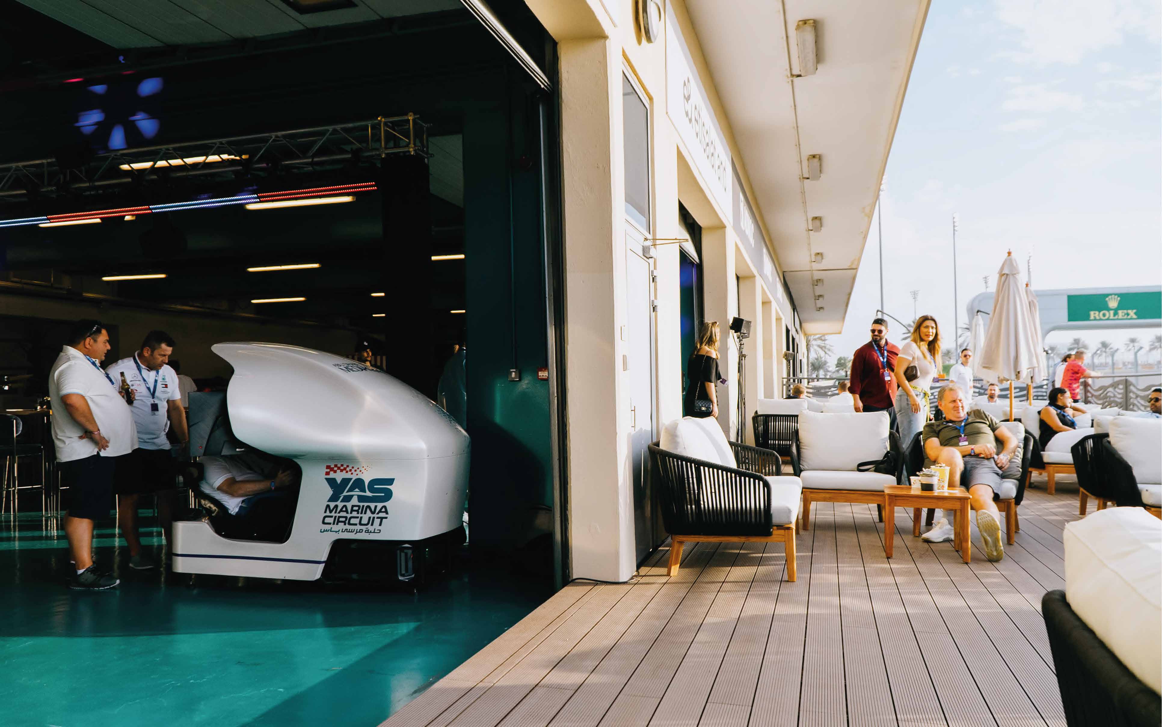 Yas Island F1 Racing Simulator