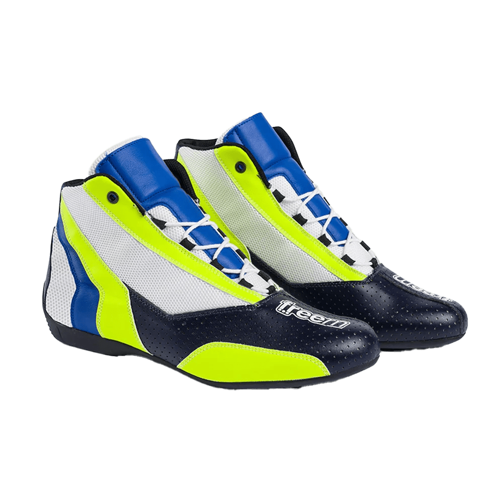 Freem SK22 Boots Navy/Yellow Front | Sim Luxx